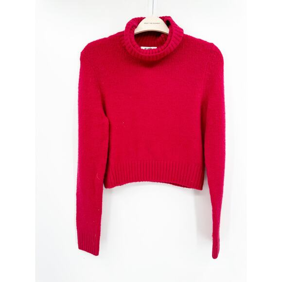RE/DONE 60s Slim Red Turtle Neck Sweater Medium - Picture 7 of 8